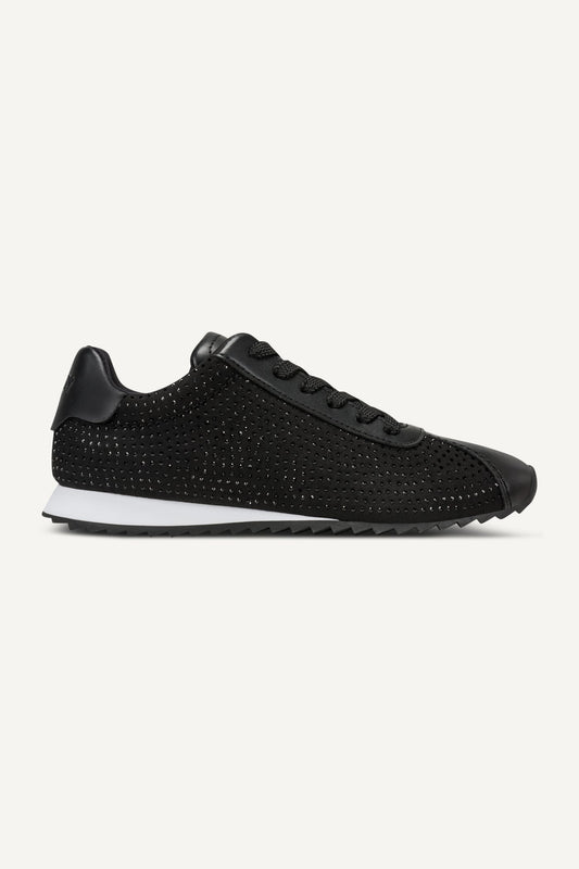ALASKA LACE UP SNEAKER - Black | DKNY