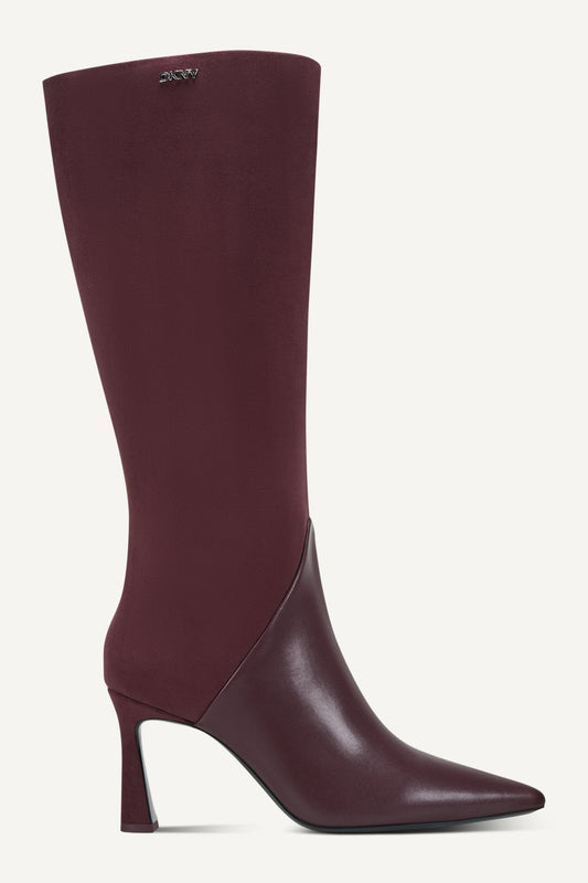 CLARINDA HEELED BOOT - Sangria | DKNY