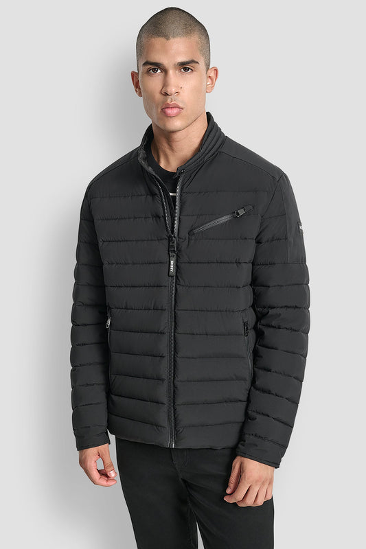LIGHT WEIGHT MOTO JACKET - Black | DKNY