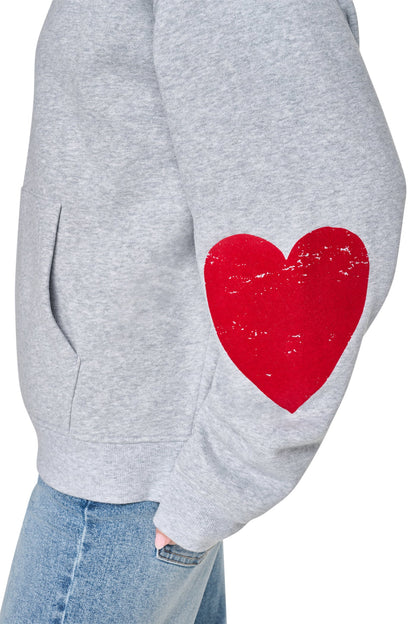 OVERSIZED BIG APPLE LOGO HOODIE - Black | DKNY