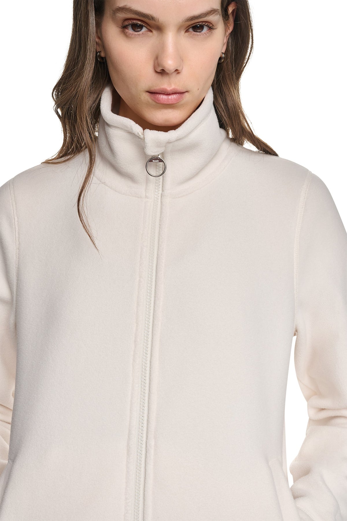 TECH FLEECE FULL ZIP JACKET - Black | DKNY