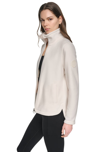 TECH FLEECE FULL ZIP JACKET - Black | DKNY