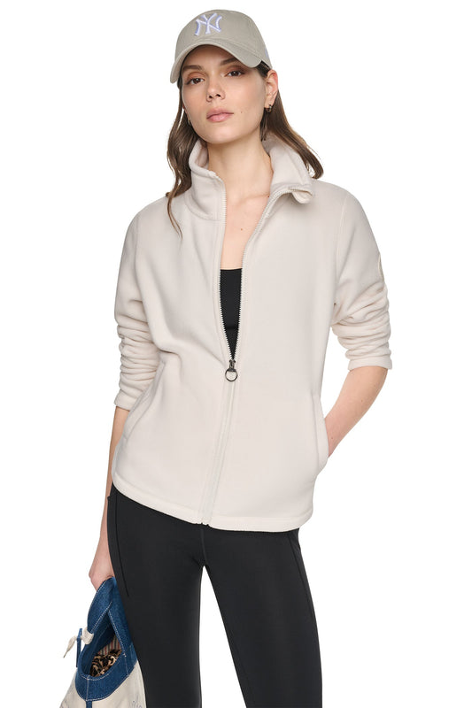 TECH FLEECE FULL ZIP JACKET - City Crimson | DKNY