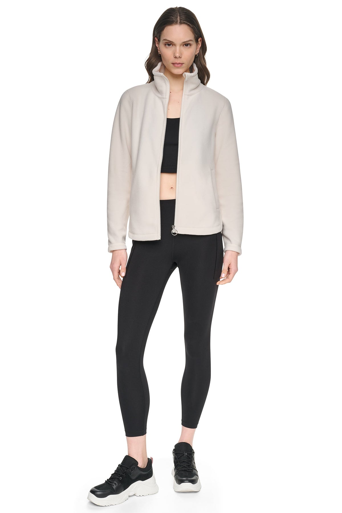 TECH FLEECE FULL ZIP JACKET - Taffy | DKNY