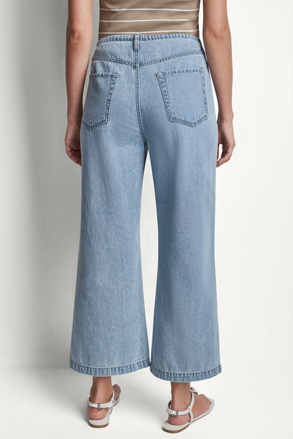 MID-RISE DRAWCORD WIDE LEG - Brighton | DKNY