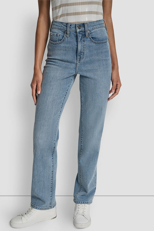 HIGH-RISE CLASSIC STRAIGHT - BRYANT WASH | DKNY
