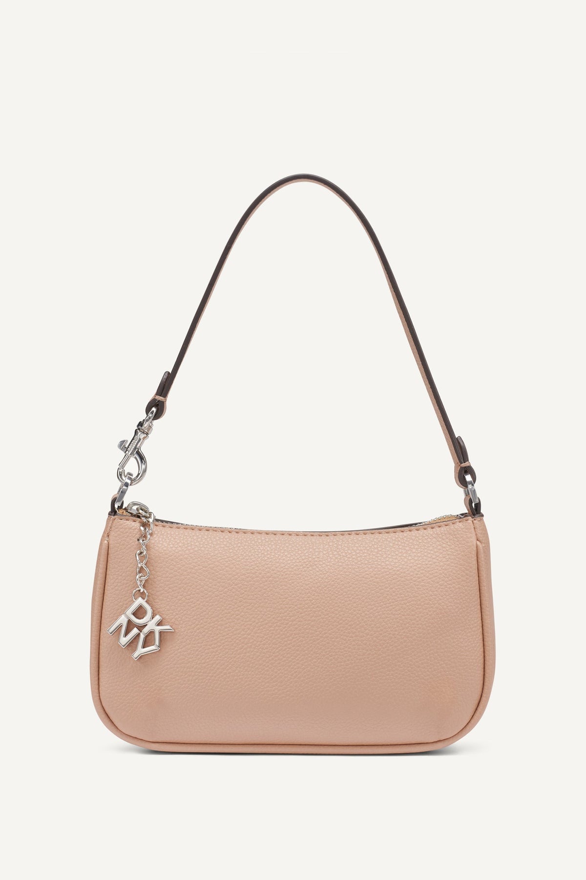 SARAH SHOULDER BAG - Black/Silver | DKNY