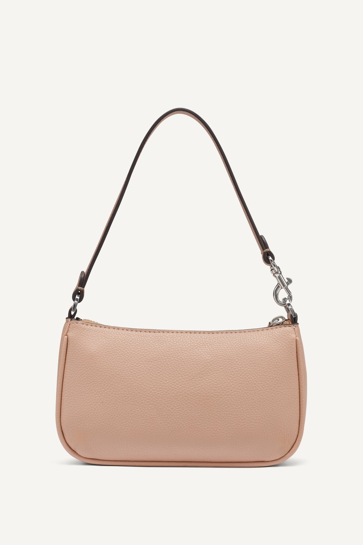 SARAH SHOULDER BAG - Black/Silver | DKNY