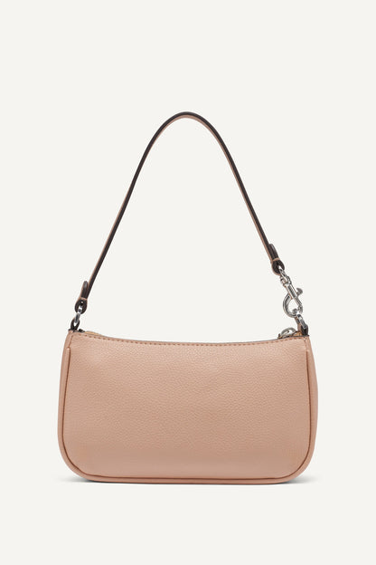 SARAH SHOULDER BAG - Black/Silver | DKNY