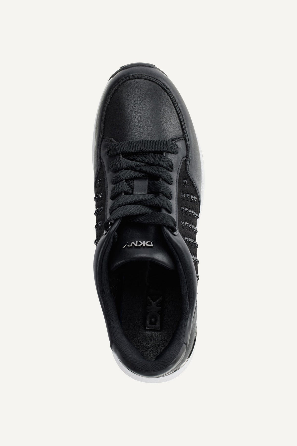 KALINDA WEDGE SNEAKER - BLACK/BLACK | DKNY