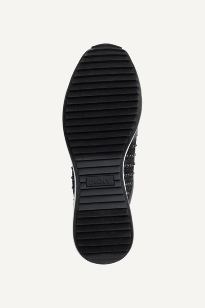 KALINDA WEDGE SNEAKER - BLACK/BLACK | DKNY