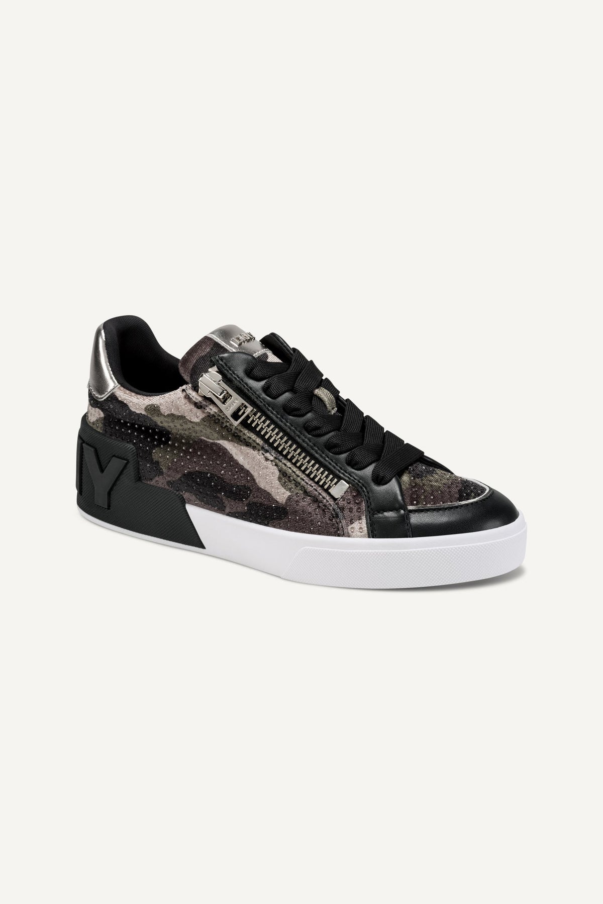 MEI LACE UP SNEAKER - Camouflage | DKNY