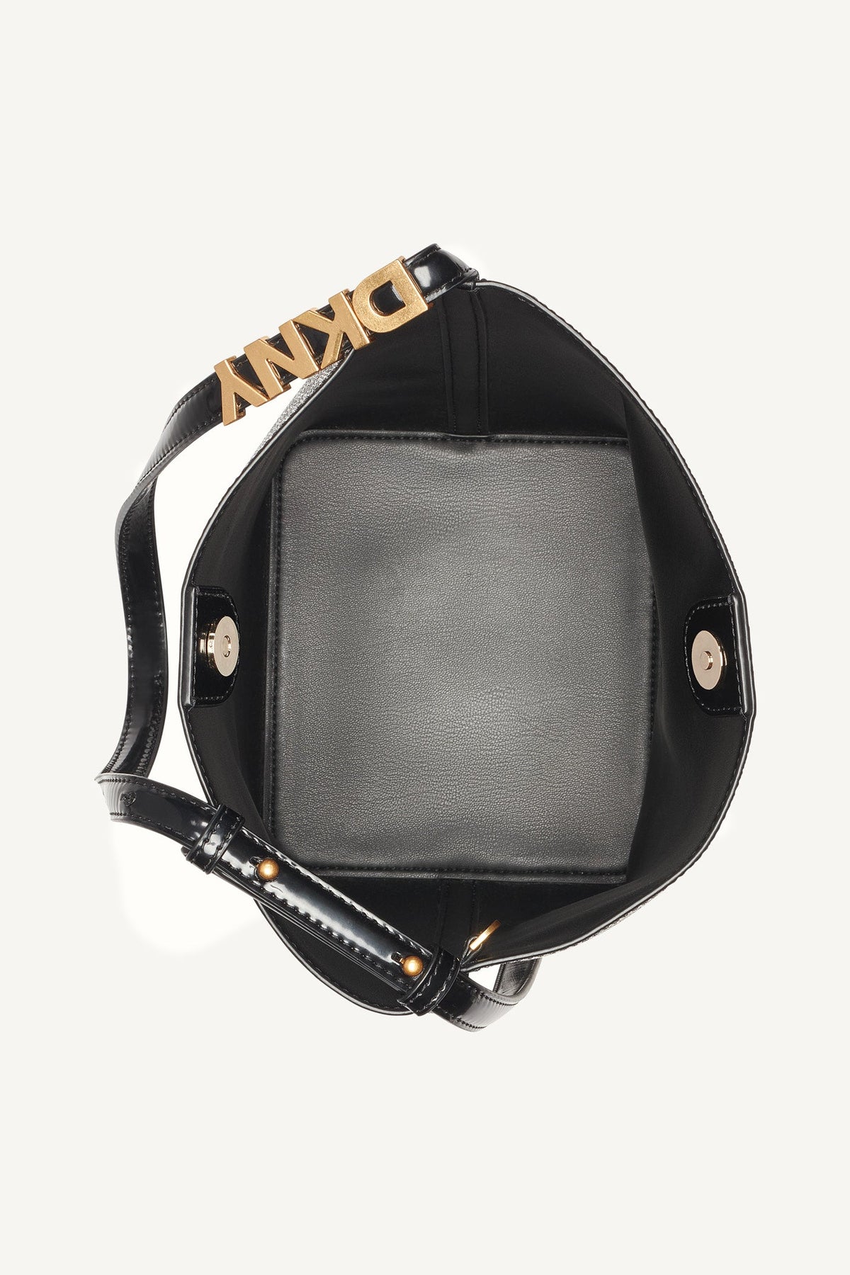 AVRIL LOGO BUCKET BAG - Chino/Cappuccino | DKNY
