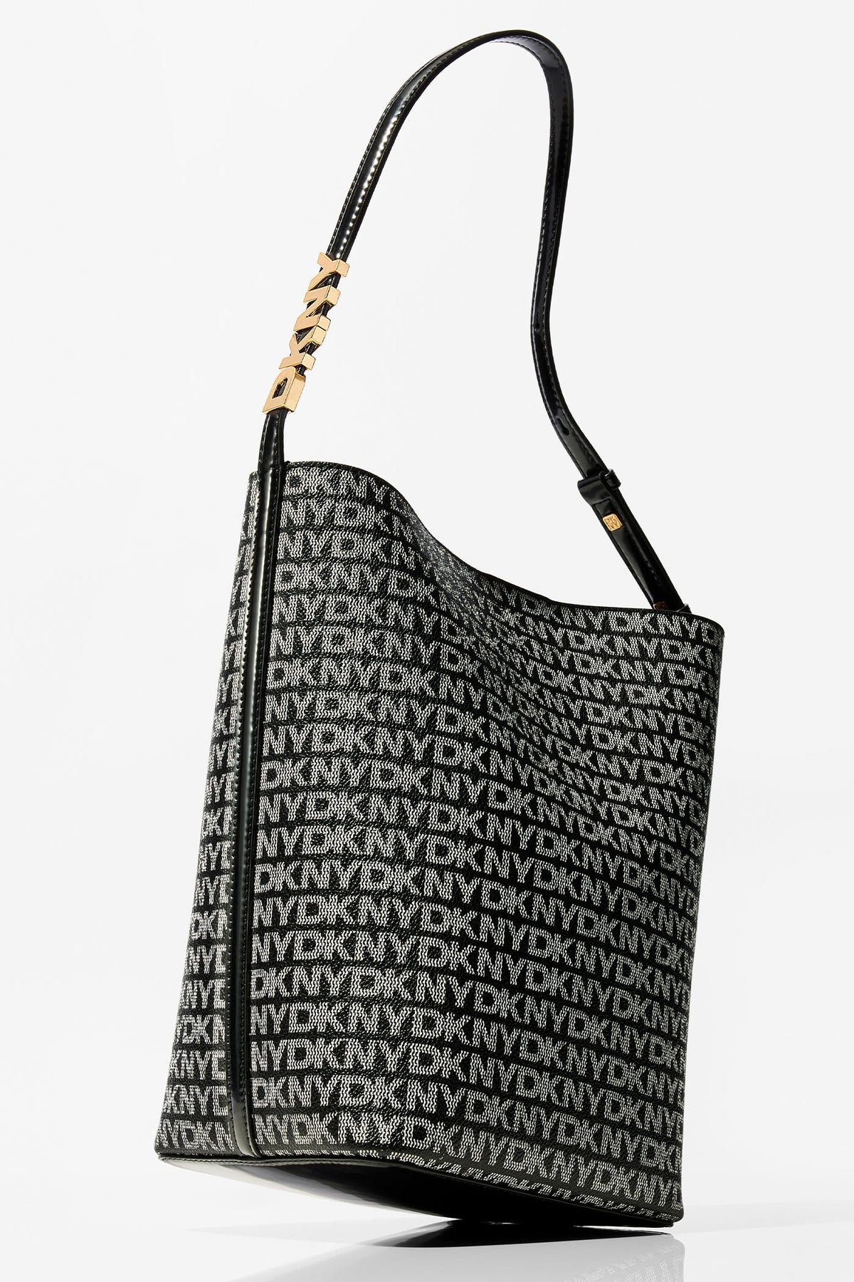 AVRIL LOGO BUCKET BAG - Chino/Cappuccino | DKNY