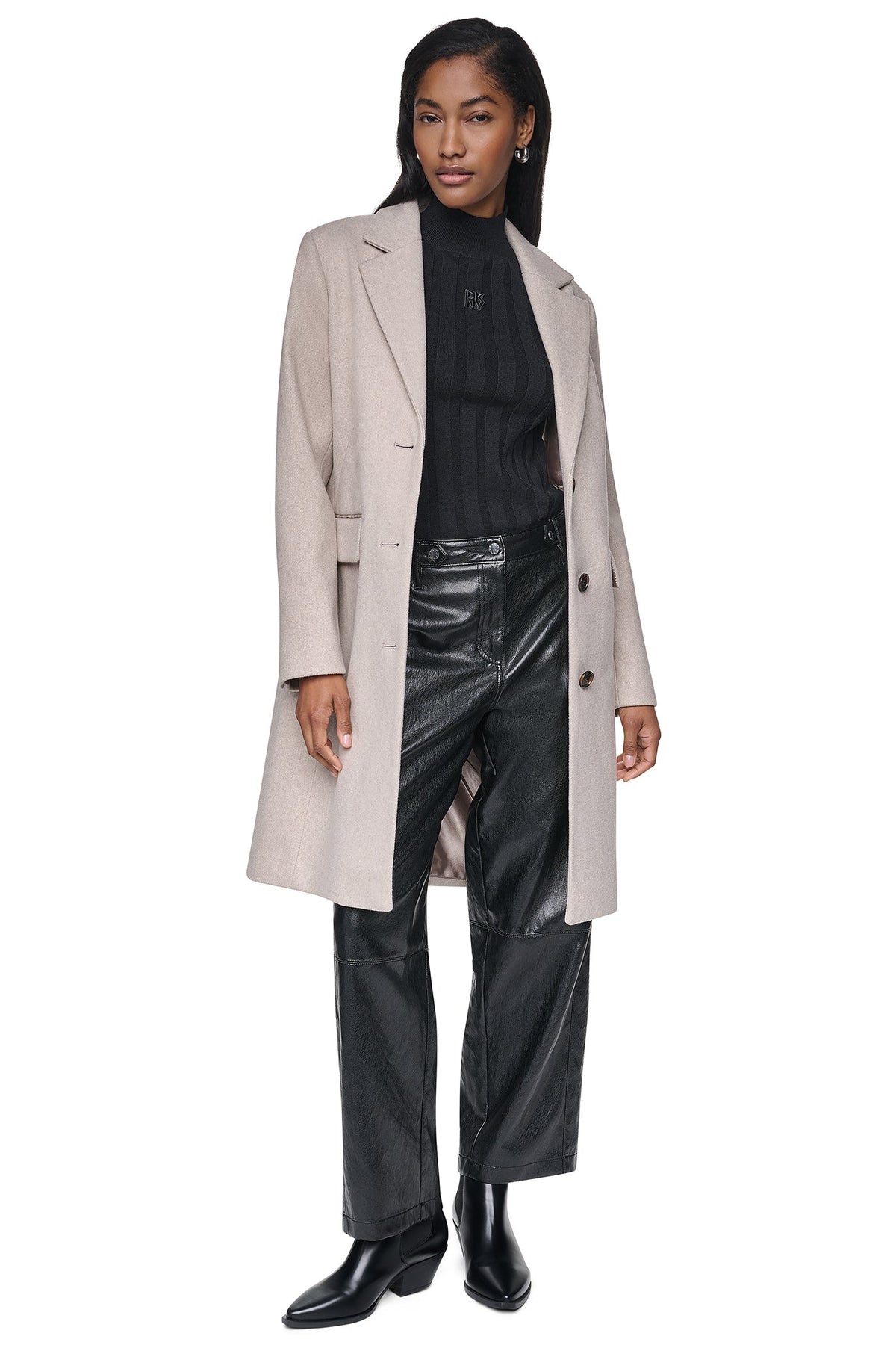 LONGLINE COAT - Birch | DKNY