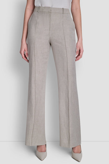 STRAIGHT LEG MODERN FIT PANT - Pebble/White | DKNY