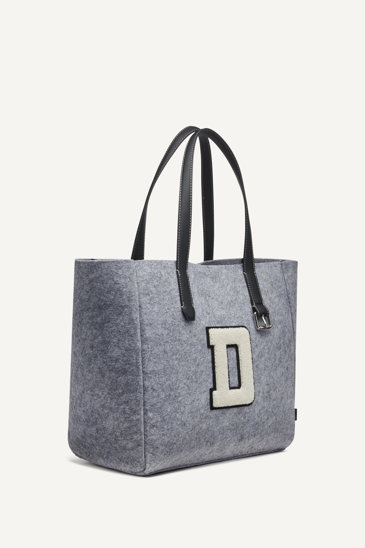 REESE TOTE - Heather Grey/Black/Oat | DKNY