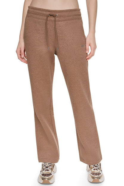 METALLIC BUBBLE HIGH-RISE STRAIGHT LEG PANT - Taffy | DKNY