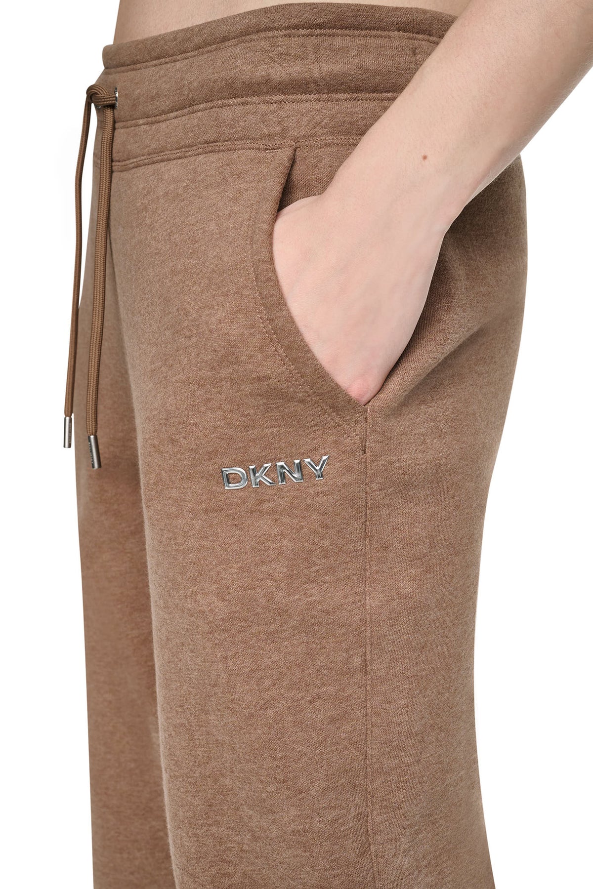 METALLIC BUBBLE HIGH-RISE STRAIGHT LEG PANT - Taffy | DKNY